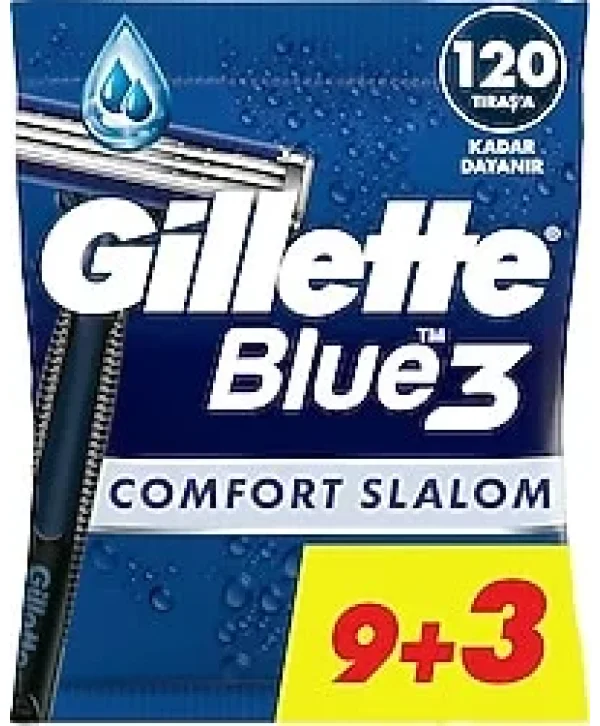 Gillette Blue 3 Comfort Slalom Kullan At 12'li Tıraş Bıçağı
