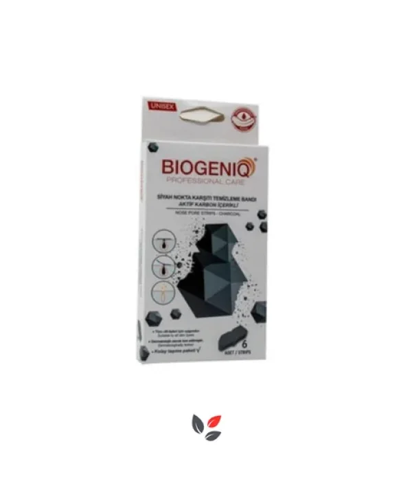 Biogeniq Beauty Siyah Nokta Burun Bandı Aktif Karbon