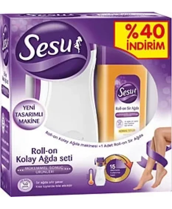 Sesu Isıtıcılı Roll-On Kolay Ağda Seti