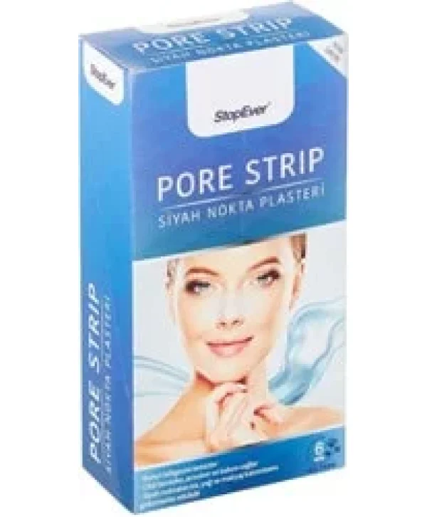 StopEver Pore Strip 6'lı Siyah Nokta Burun Plasteri