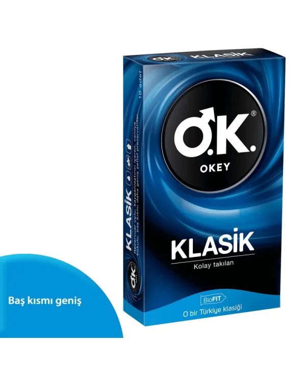 Okey Klasik Prezervatif 10 Adet