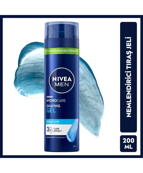 Nivea Men Erkek Tıraş Jeli Hyrocare Nemlendirici 200 ml