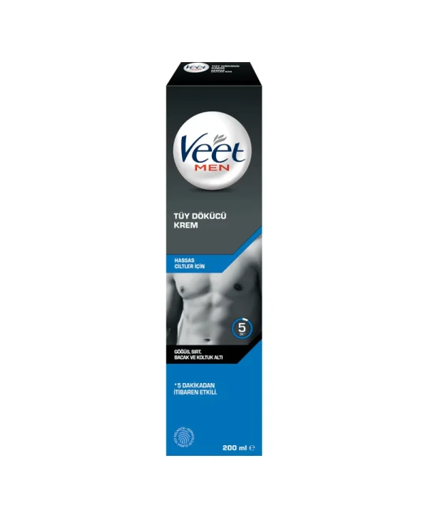 Veet Men Erkeklere Özel Tüy Dökücü Krem Hassas Ciltler İçin 200ml