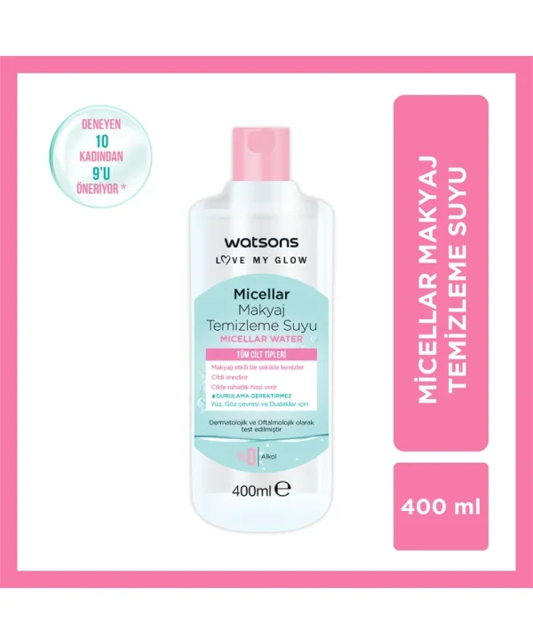 Watsons Micellar Makyaj Temizleme Suyu 400 ml