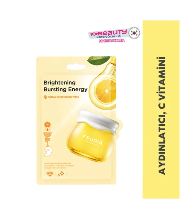 Frudia Citrus Aydınlatıcı Yüz Maskesi 1 Adet