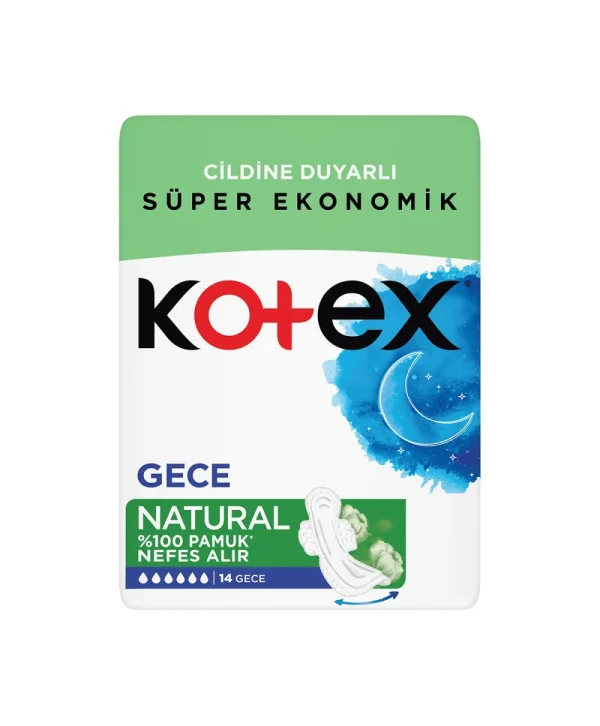 Kotex Natural Ultra Quadro Gece 14