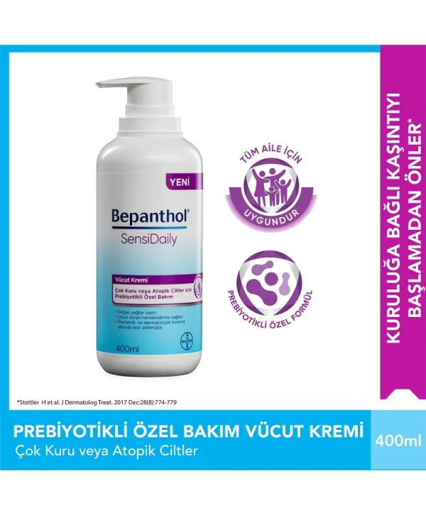 Bepanthol Sensidaily Vücut Kremi 400 ml