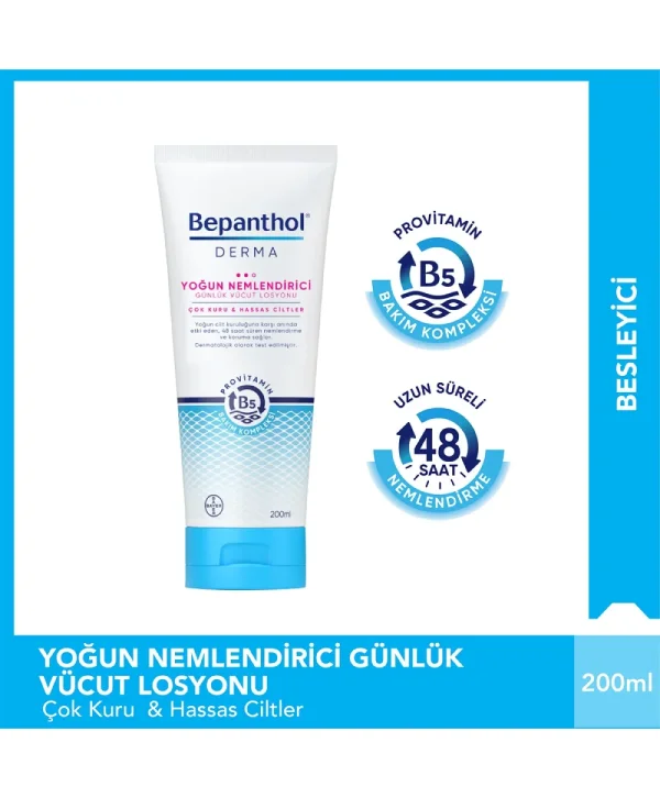Bepanthol Derma Vücut Losyonu Yoğun Nemlendirici 200 ml