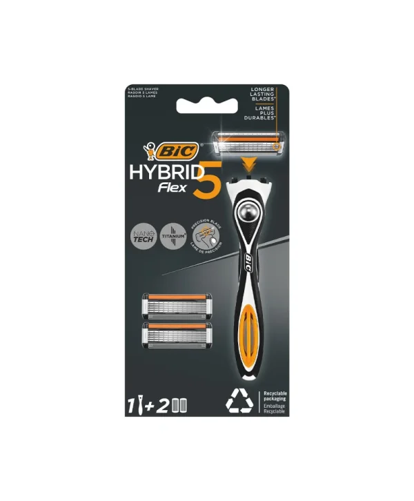 Bic Flex 5 Hybrid Tıraş Bıçağı + 2 Bıçak