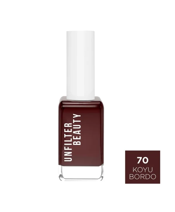 Unfilter Beauty Oje Koyu Bordo No: 70