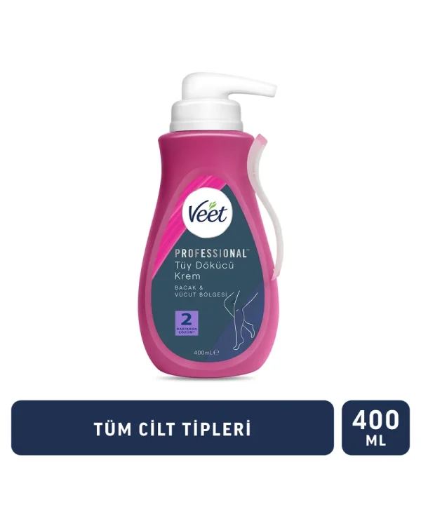 Veet Profesyonel Tüy Dökücü Krem Bacak ve Vücut 400 ml