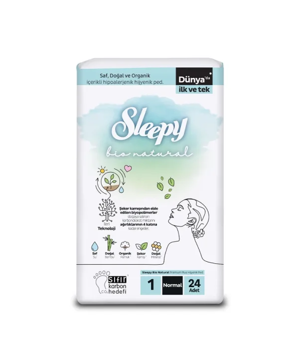 Sleepy Bio Natural Süper Ekonomik Normal 24'lü