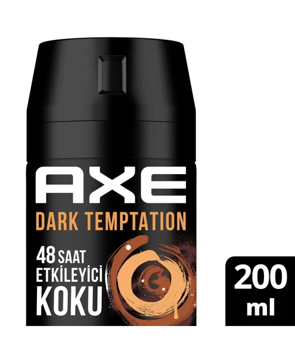 Axe Erkek Deodorant Dark Temptation XL 48 Saat Etkileyici Koku 200 ml