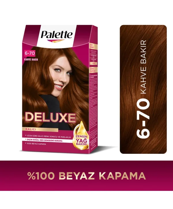 Palette Deluxe Saç Boyası 6-70 Kahve Bakır