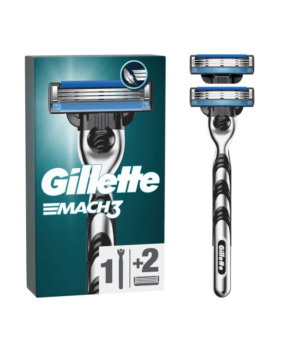 Gillette Mach3 Bıçak + 2 Yedek Başlık
