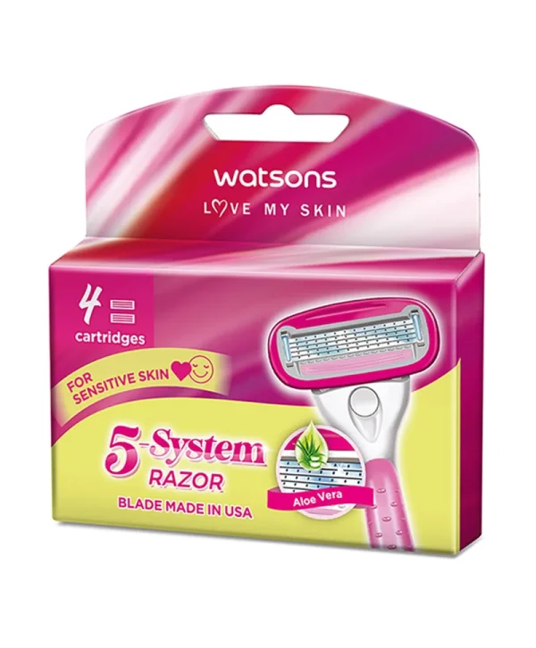 Watsons Kadın 5 Bıçaklı Tıraş Bıçağı 4'lü