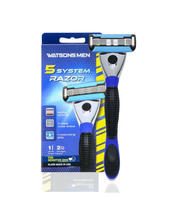 Watsons Men 5 Bıçaklı Tıraş Makinesi 1 Sap + 2 Yedek