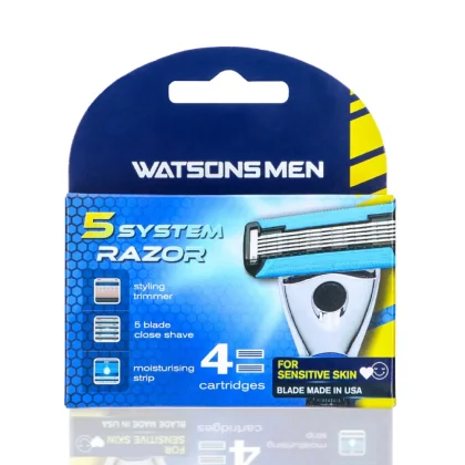 Watsons Men 5 Bıçaklı Yedek Tıraş Bıçağı 4 Adet