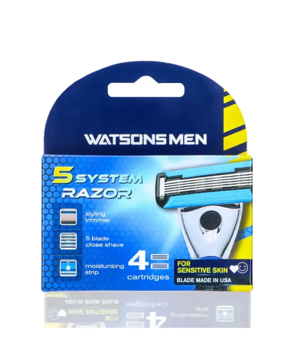 Watsons Men 5 Bıçaklı Yedek Tıraş Bıçağı 4 Adet