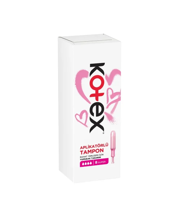Kotex Aplikatörlü Tampon Super 8 Adet
