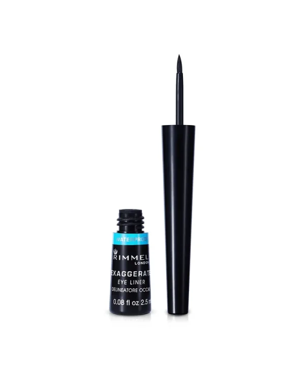 Rimmel London Exaggerate Likit Waterproof Eyeliner Siyah