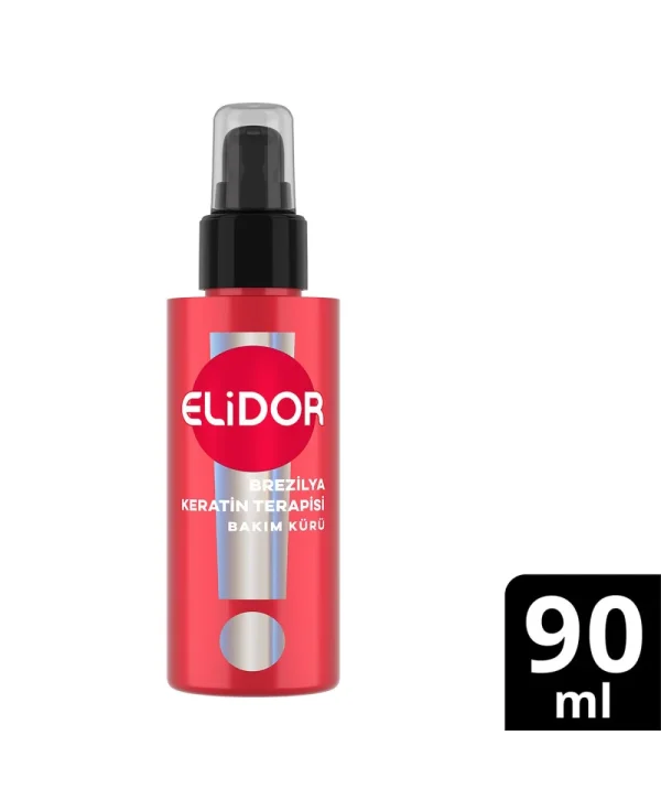Elidor Isı İle Aktifleşen Keratin Bakım Kürü Brezilya Keratin Terapisi Hidrolize Keratin Marula Yağı E Vitamini 90 ml