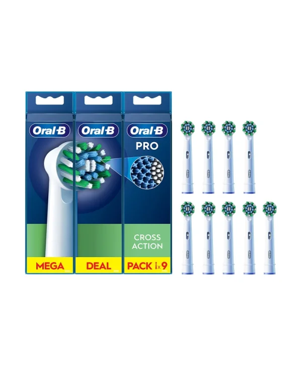 Oral-B Cross Action Yedek Başlık 9'lu