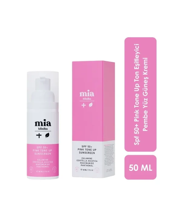 Mia Klinika Ton Eşitleyici Pembe Güneş Kremi 50 ml