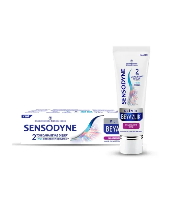 Sensodyne Diş Macunu Klinik Beyazlık Diş Lekesi 75 ml