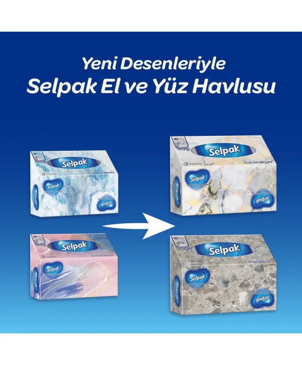 Selpak Çek Al El ve Yüz Havlusu 80'li