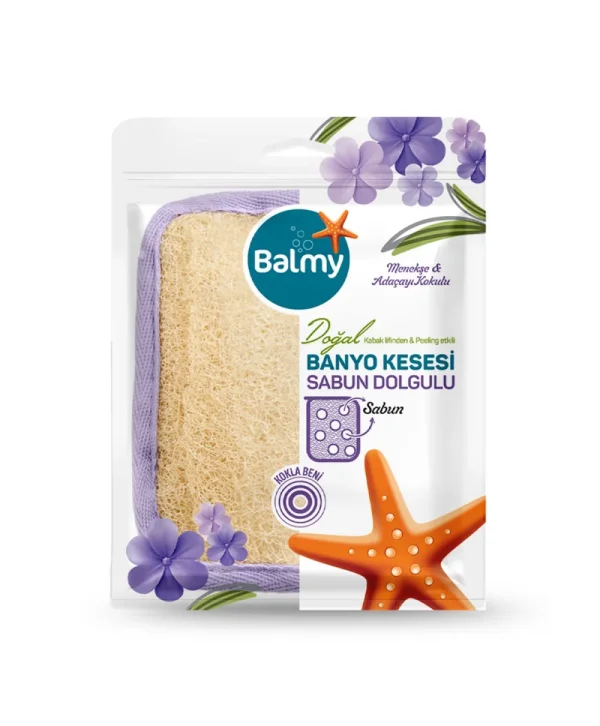 Balmy Sabunlu Banyo Kesesi Menekşe & Adaçayı