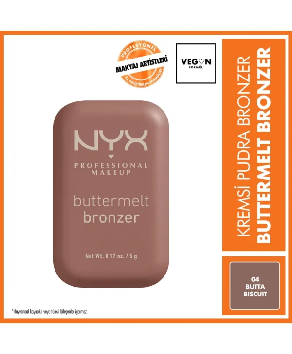 Nyx Professional Makeup Buttermelt Bronzer 04 Butta Buscuit