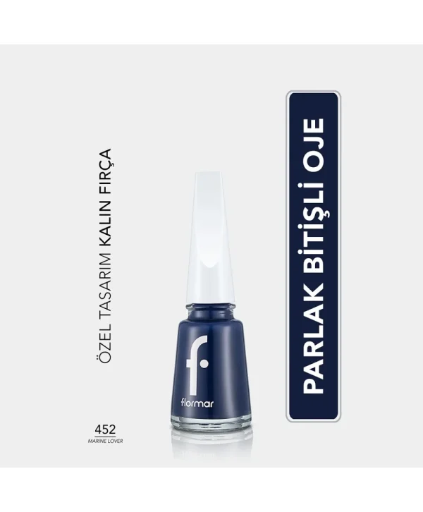Flormar Nail Enamel Yoğun Pigmentli Parlak Oje No: 452 Marine Lover
