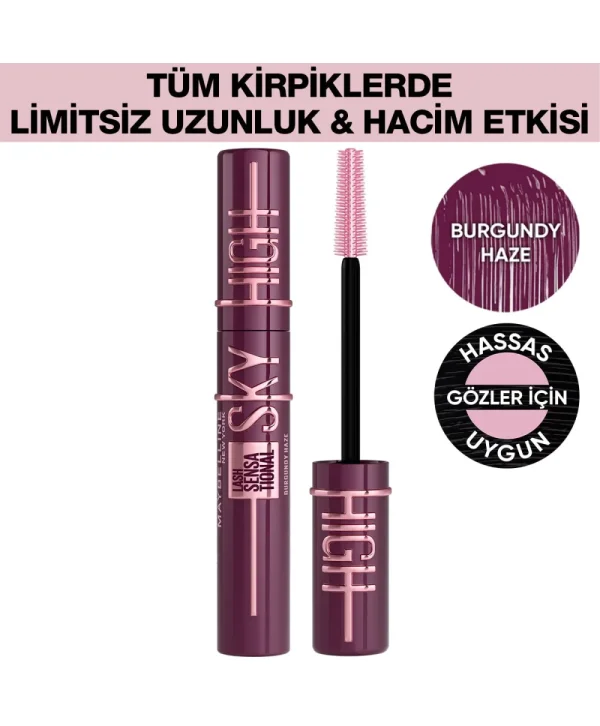 Maybelline New York Sky High Burgundy Haze Maskara