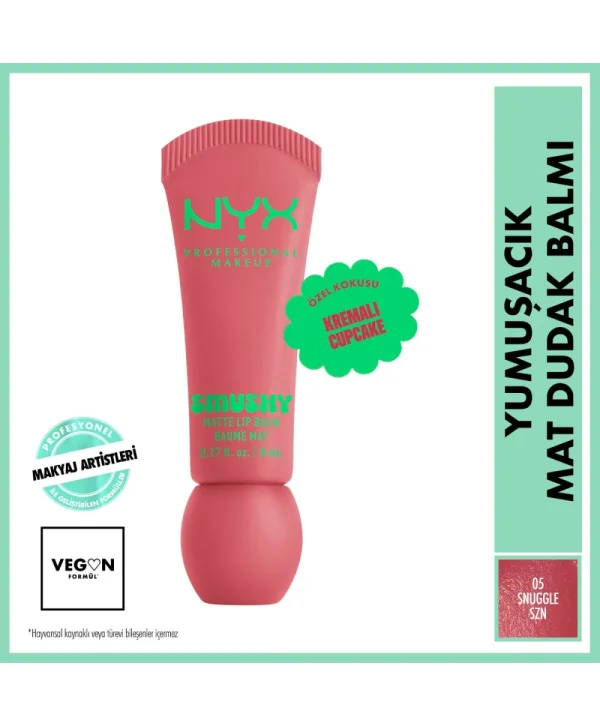 Nyx Professional Makeup Soft Matte Smushy Dudak Balmı Snuggle Szn 05