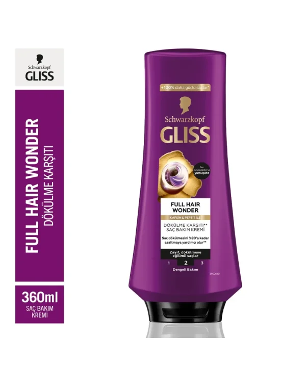 Gliss Saç Kremi Full Hair Wonder 360 ml