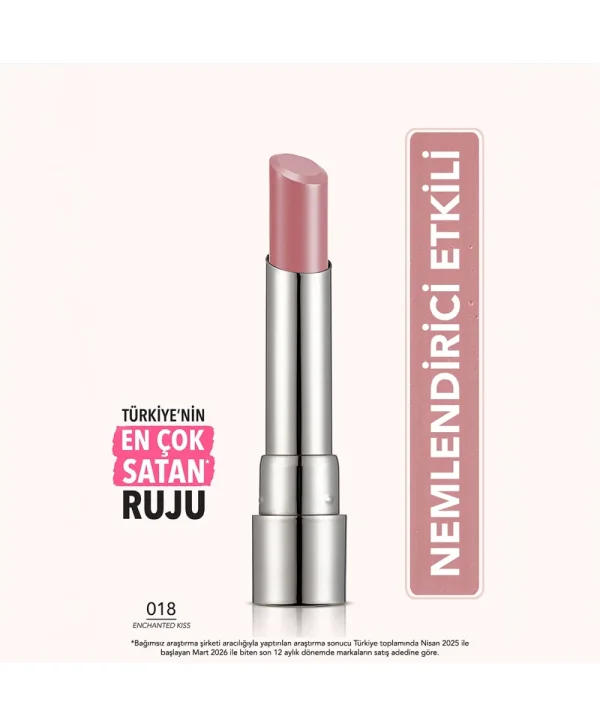 Flormar Sheer Up Ruj No: 018 Enchanted Kiss