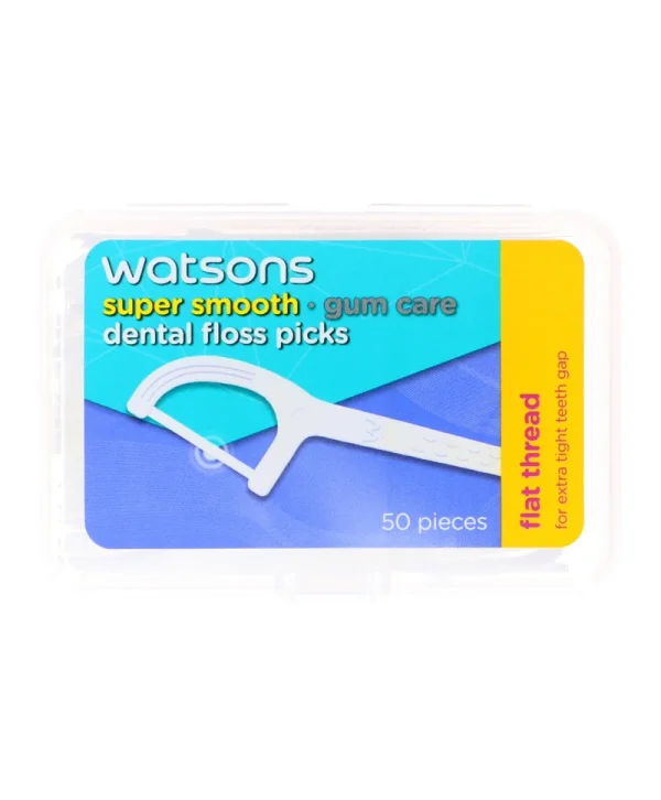 Watsons Super Smooth Düz Diş İpi Kürdani 50'li