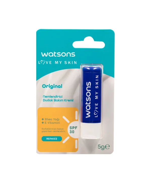 Watsons Dudak Bakım Kremi Original 30Spf 5Gr