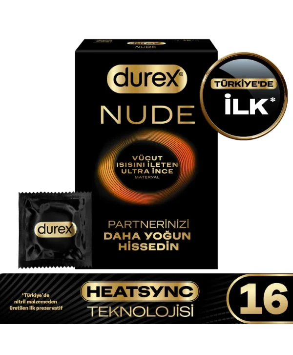 Durex Prezervatif Nude 16'lı