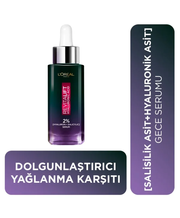 L'Oreal Paris Revitalift Yağ Karşıtı Gece Serumu 30 ml