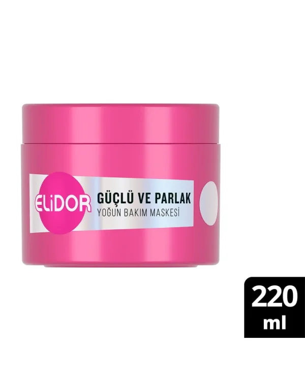 Elidor Güçlü ve Parlak Yoğun Bakım Saç Maskesi 220 ml