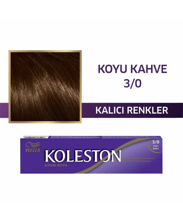 Wella Koleston Single Tüp Boya 3/0 Koyu Kahve
