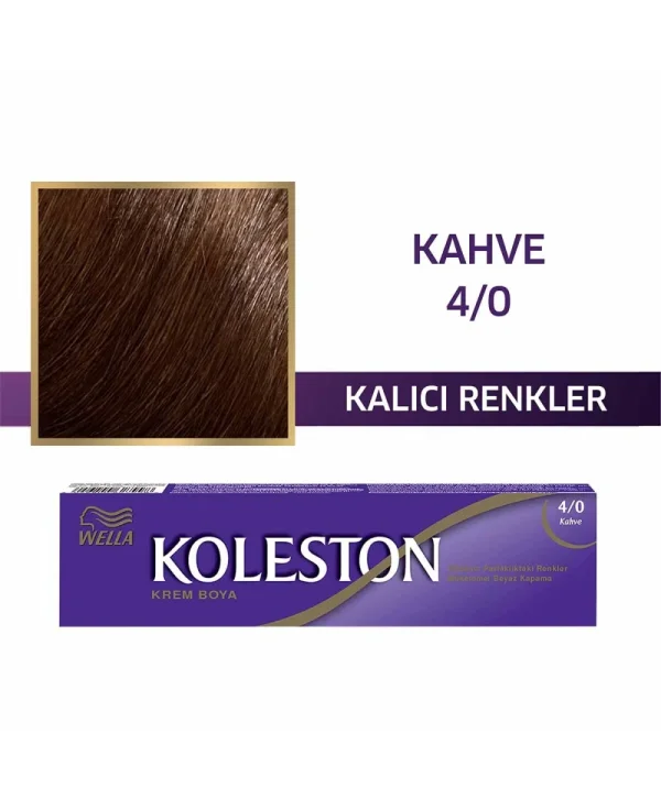 Wella Koleston Single Tüp Boya 4/0 Kahve