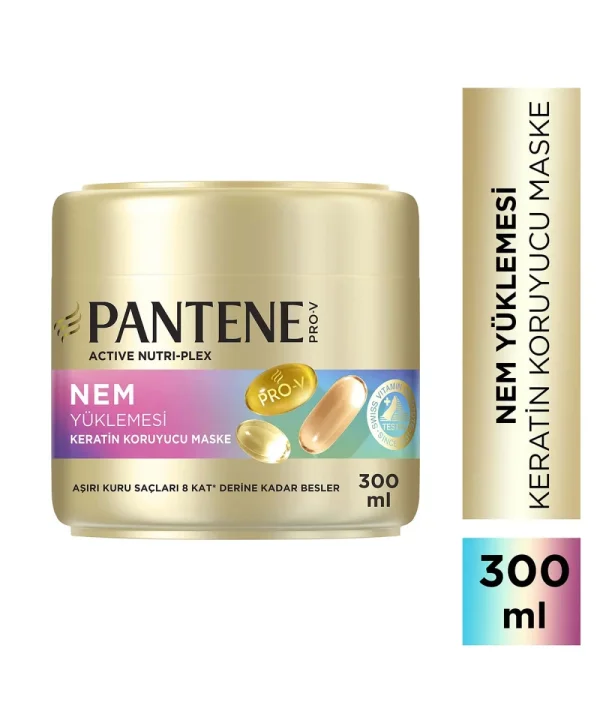 Pantene Saç Maskesi Keratin Nem Yüklemesi 300 ml