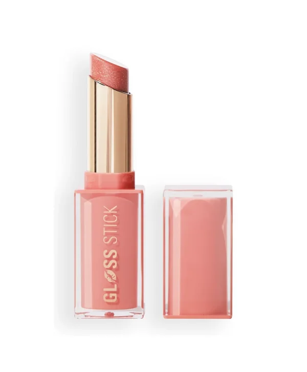 Revolution Pout Lip Gloss Stick Shimmer Peach Sorbet