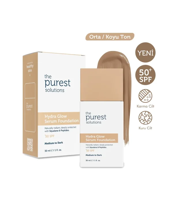 The Purest Solutions Hydra Serum Fondöten Medium 30 ml