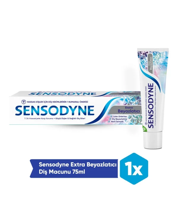 Sensodyne Ekstra Beyazlatıcı Diş Macunu 75 ml