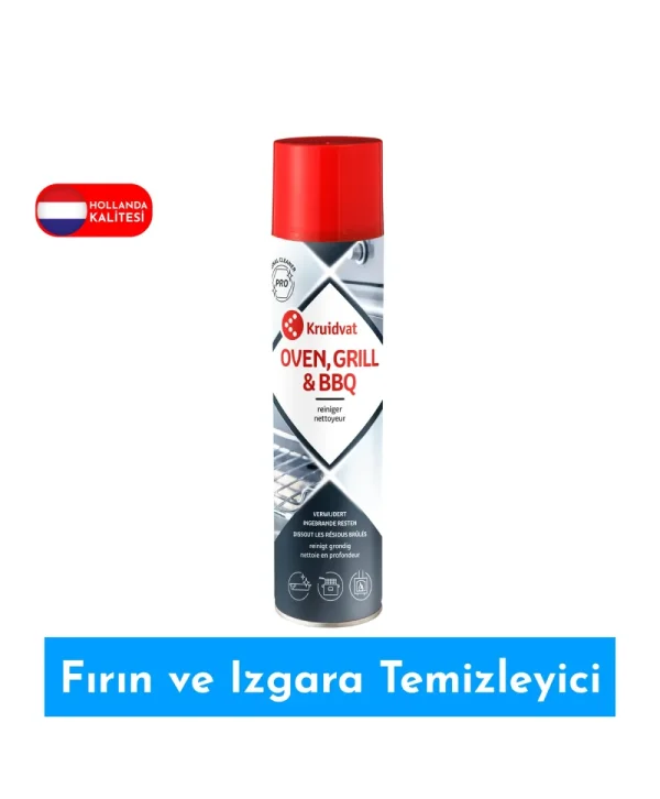 Kruidvat Güçlü Fırın & Izgara Yağ Çözücü Temizleyici 500 ml