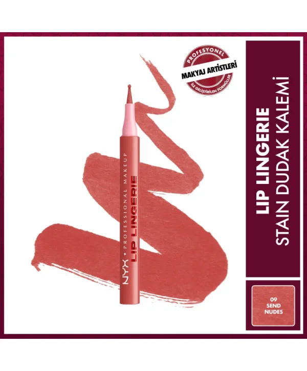 Nyx Professional Makeup Lip Lingerie Stain Dudak Kalemi 09 Send Nudes